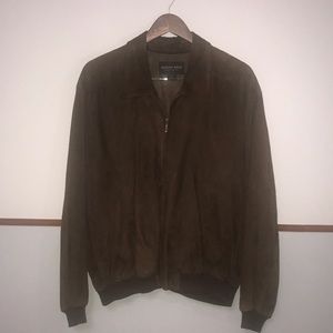 Men’s suede brown jacket - Golden Bear Size L